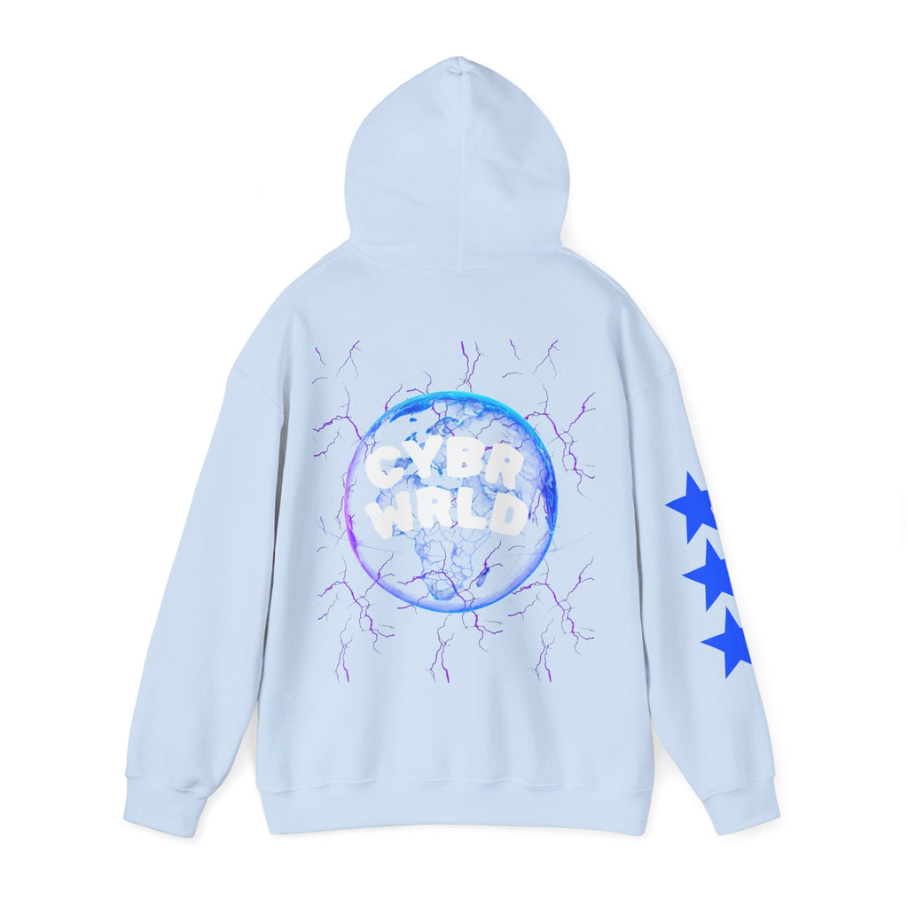 Cybrwrld Hoodie-Three Stars