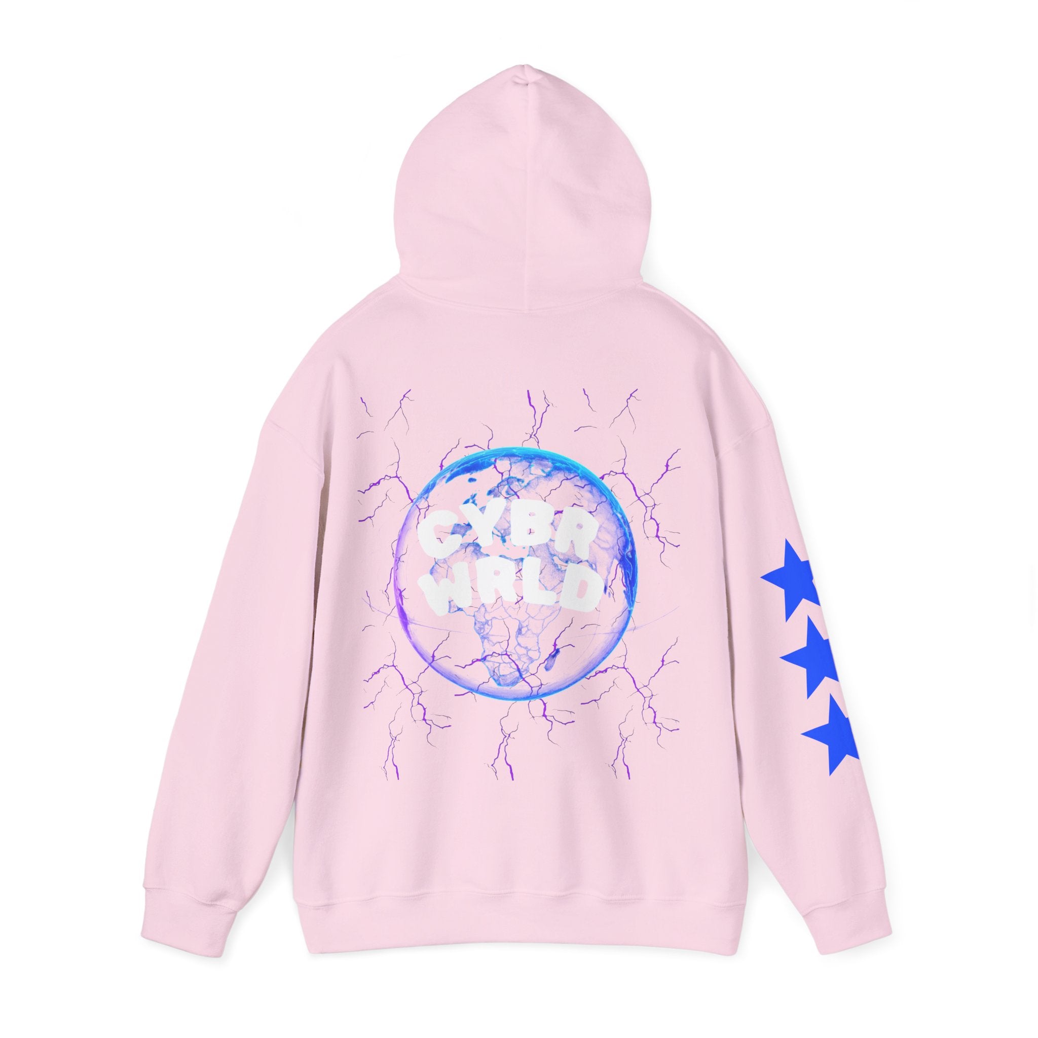 Cybrwrld Hoodie-Three Stars
